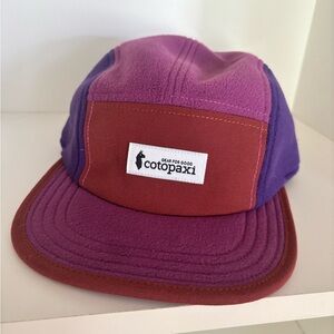 Cotopaxi 5 panel fleece hat
